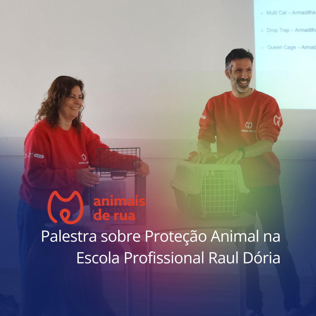 Palestra sobre Proteção Animal na Escola Profissional Raul Dória