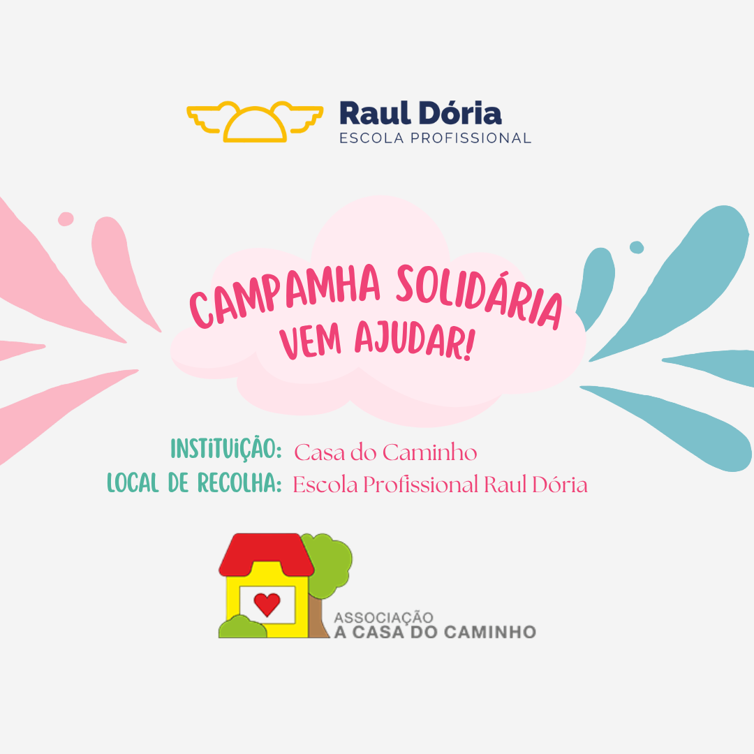 12.º Técnico de Ação Educativa promove campanha solidária para a Casa do Caminho