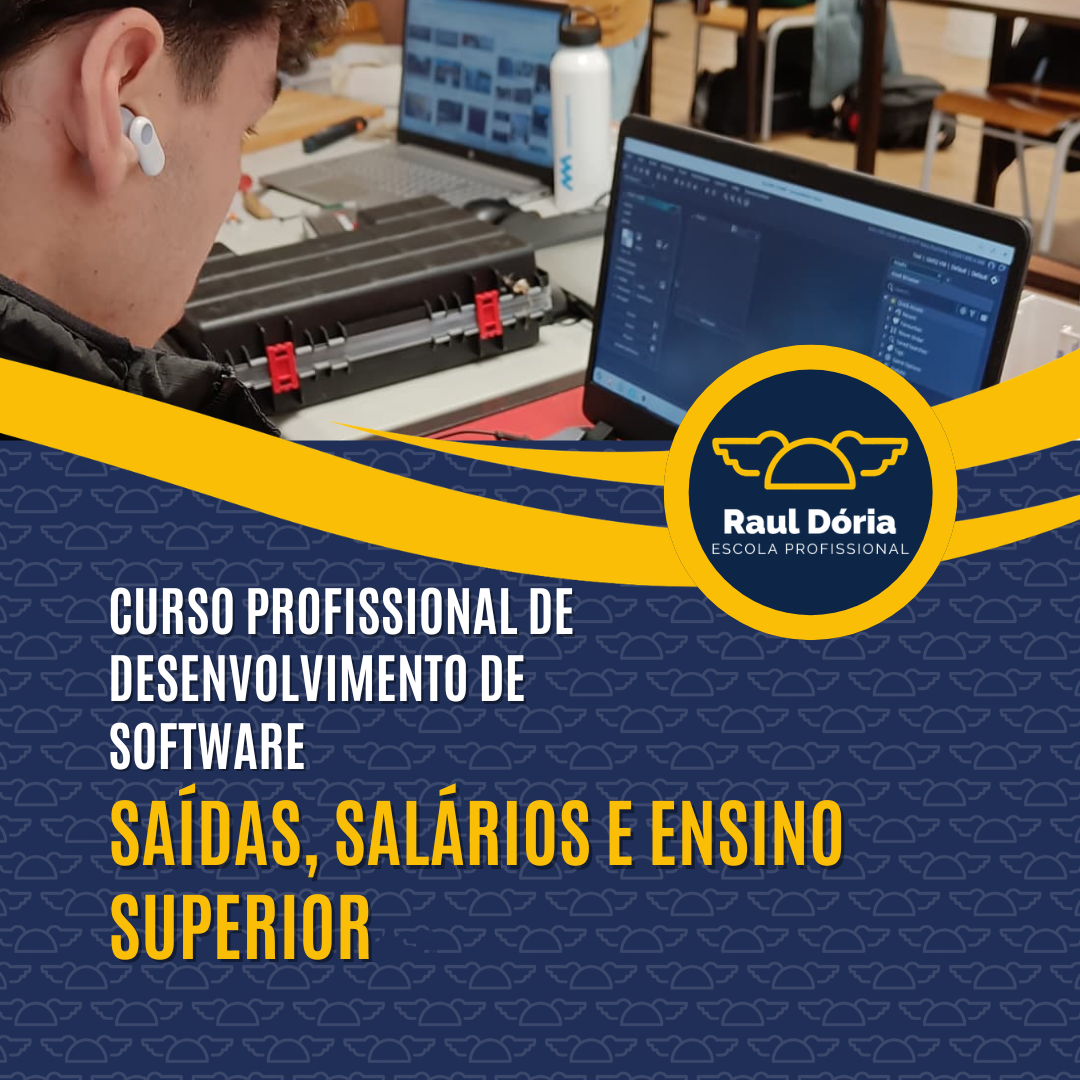 Curso Profissional de Desenvolvimento de Software no Porto: Saídas, Salários e Ensino Superior