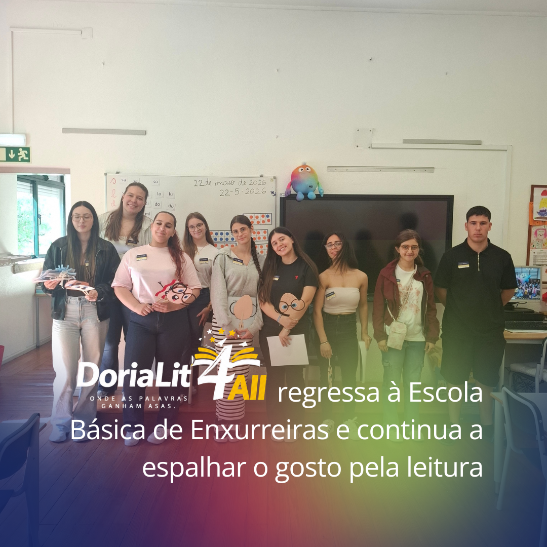 DoriaLit4All regressa à Escola Básica de Enxurreiras e continua a espalhar o gosto pela leitura