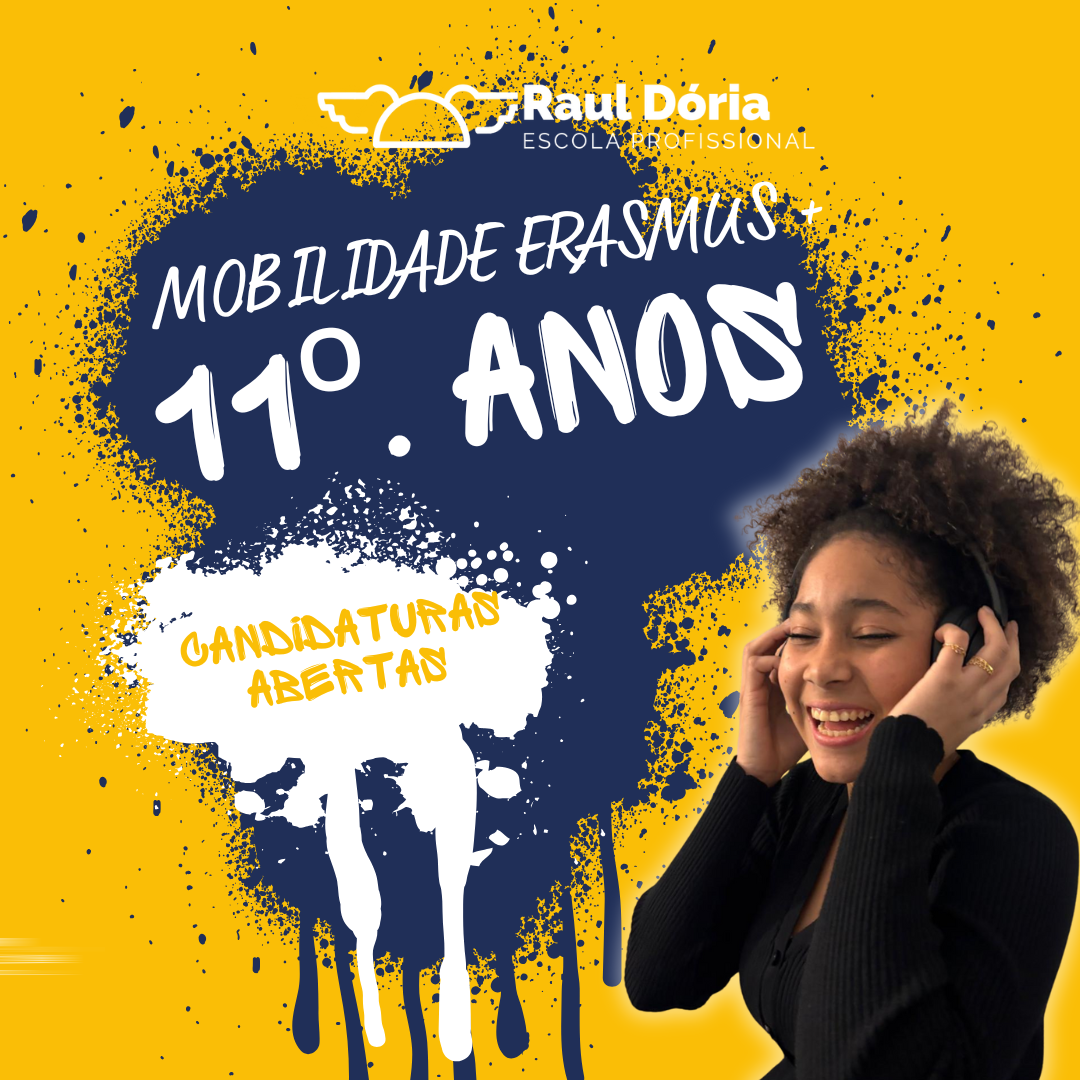 Mobilidade Erasmus+ para alunos do 11.º ano da EPRD